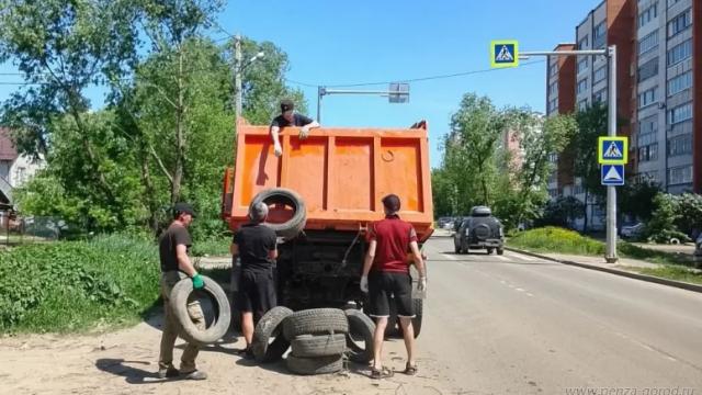 Вывоз старых шин