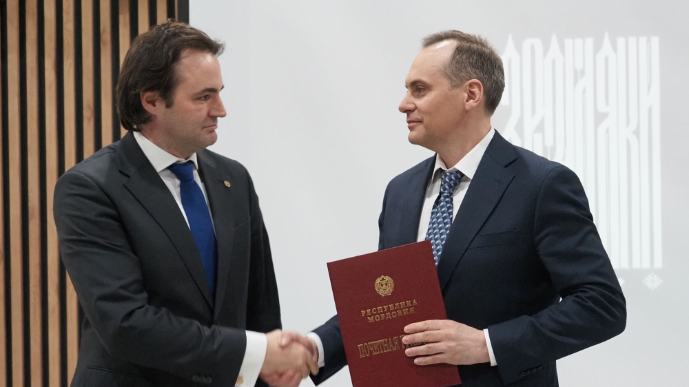 Предприниматель Александр Земченко и глава Мордовии Артём Здунов
