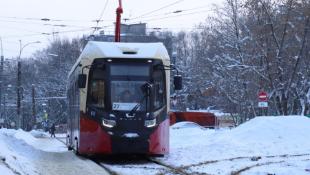В Нижнем Новгороде с 1 февраля начнут реконструкцию трамвайного кольца в Лапшихе