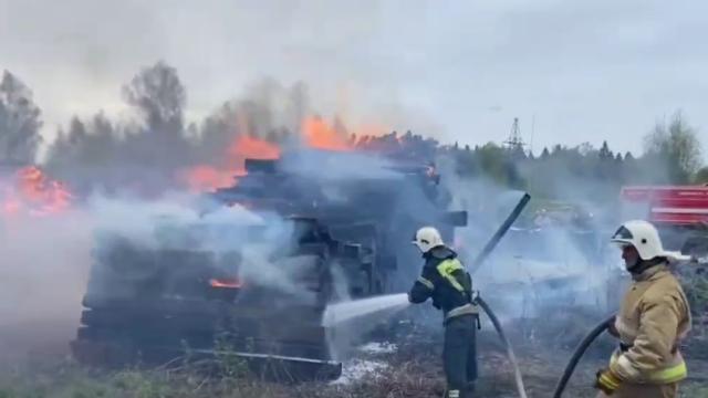 пожар в Ильиногорске