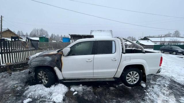 пожар в авто