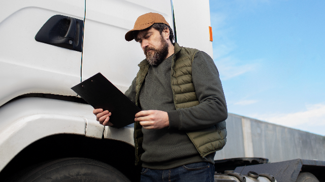 Водитель фуры